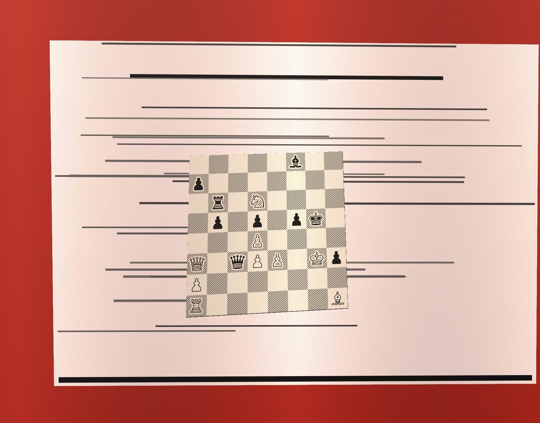 Chess book diagram