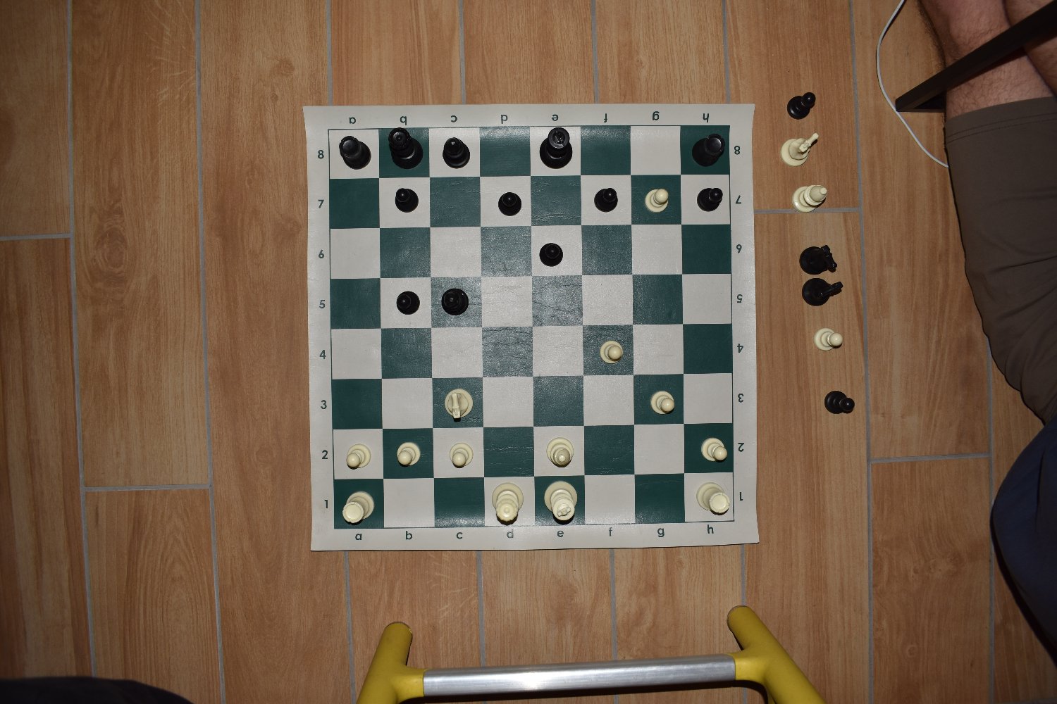 Real chessboard photo